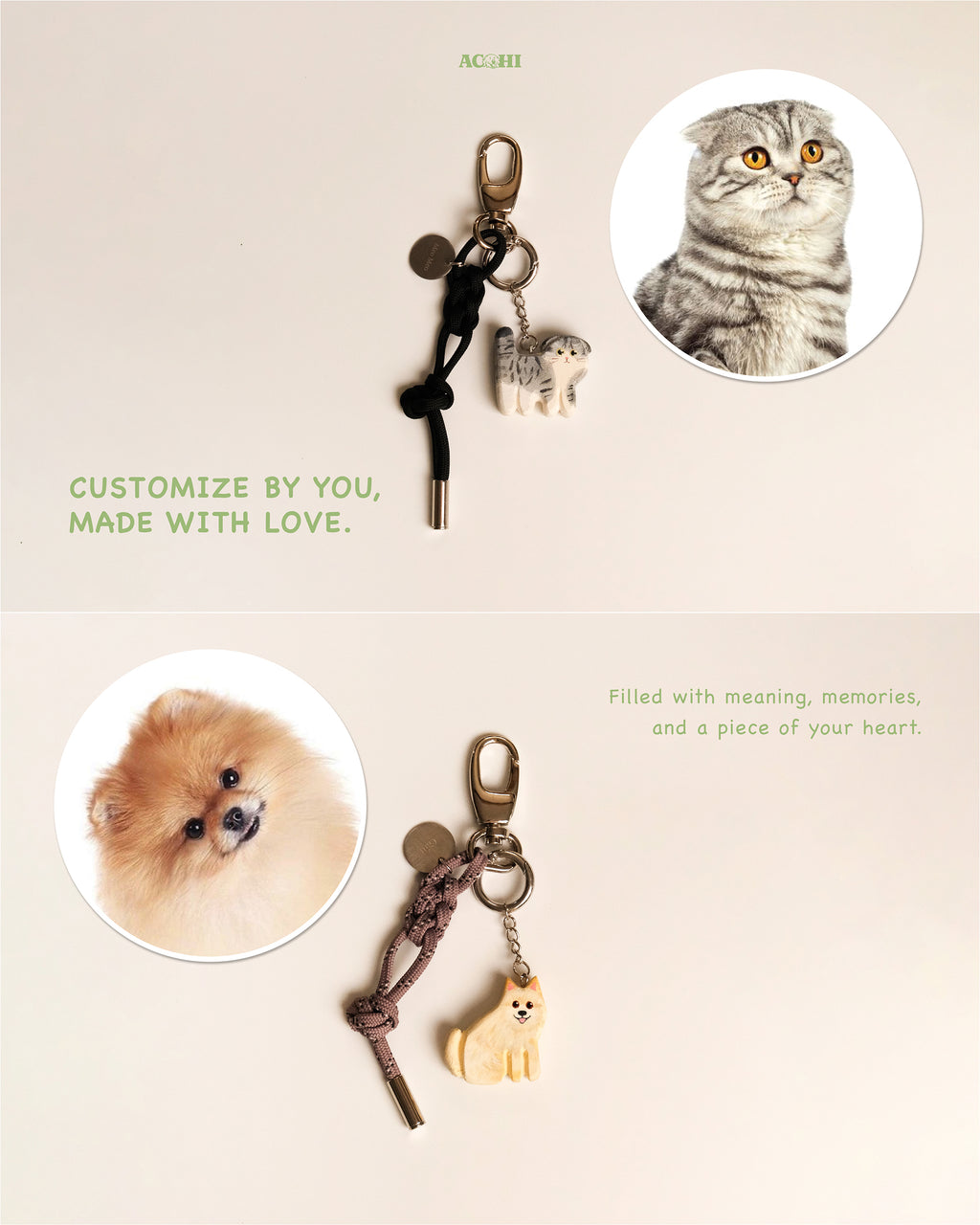 Custom Pet Charm – Handmade Wooden Charm Gift