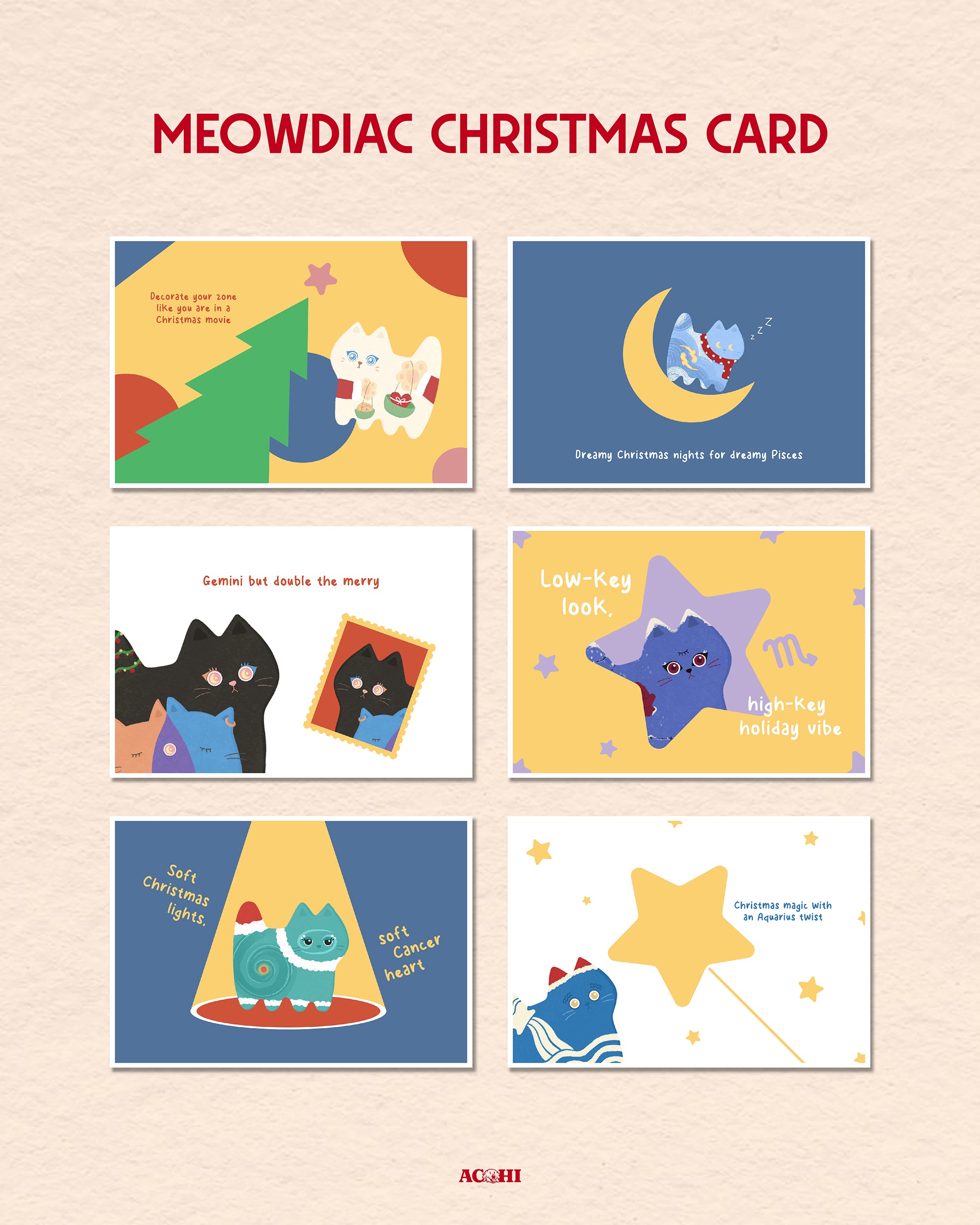 Horoscope Christmas Card