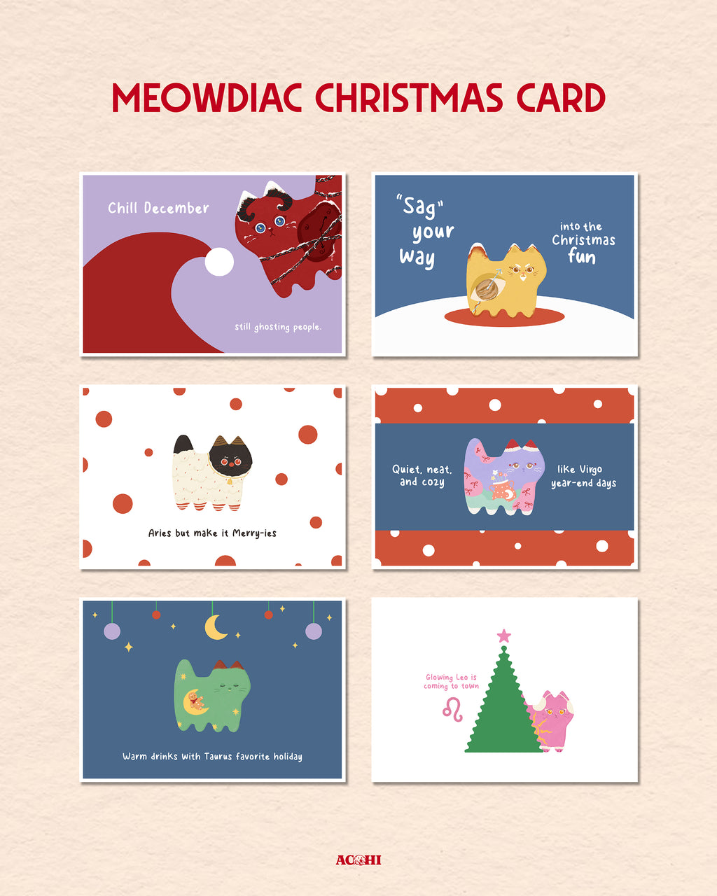 Horoscope Christmas Card