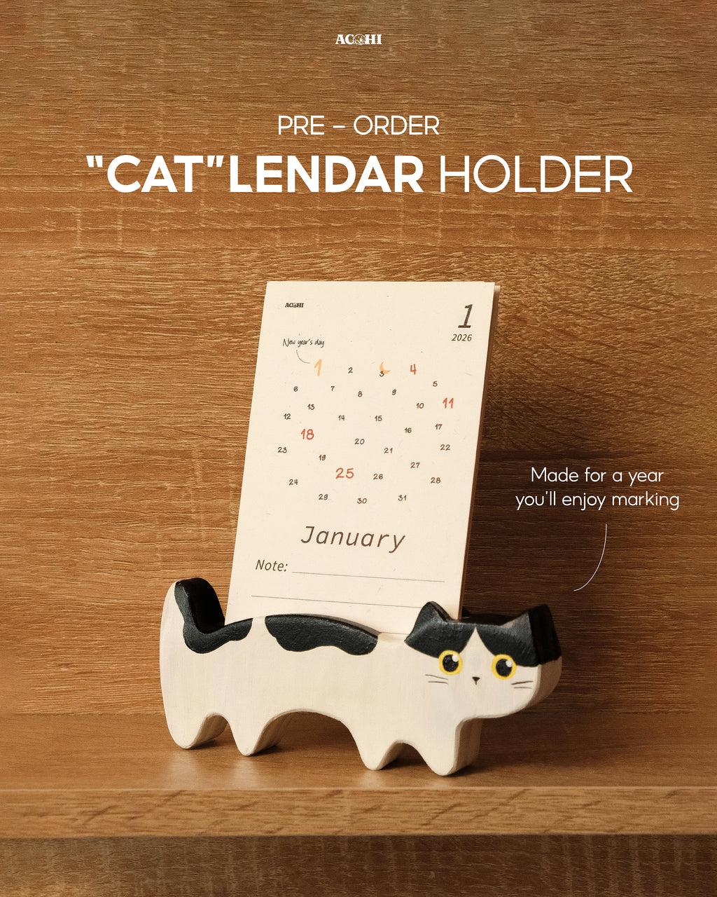 "Cat"lendar Holder