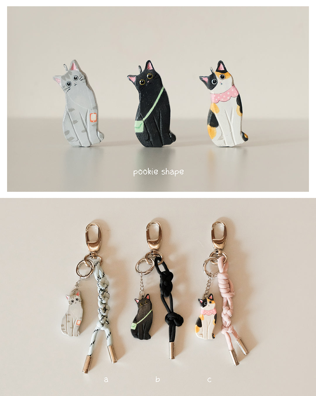 Custom Pet Charm – Handmade Wooden Charm Gift (Cat Edition)