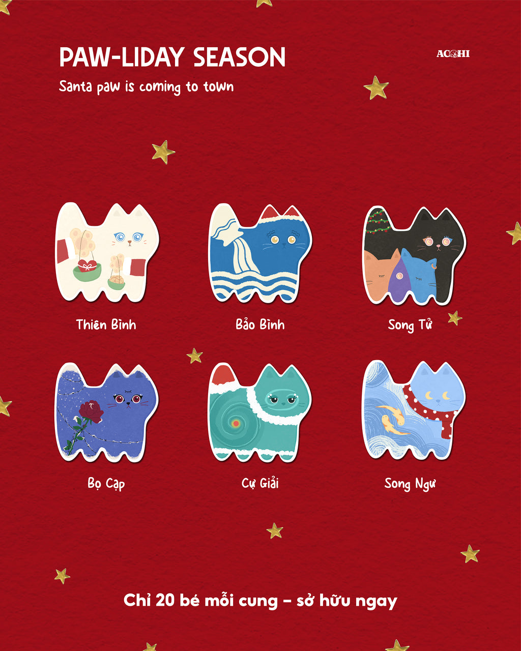 COLLECTIBLE MEO ZODIAC – MEOWDIAC CHRISTMAS EDITION