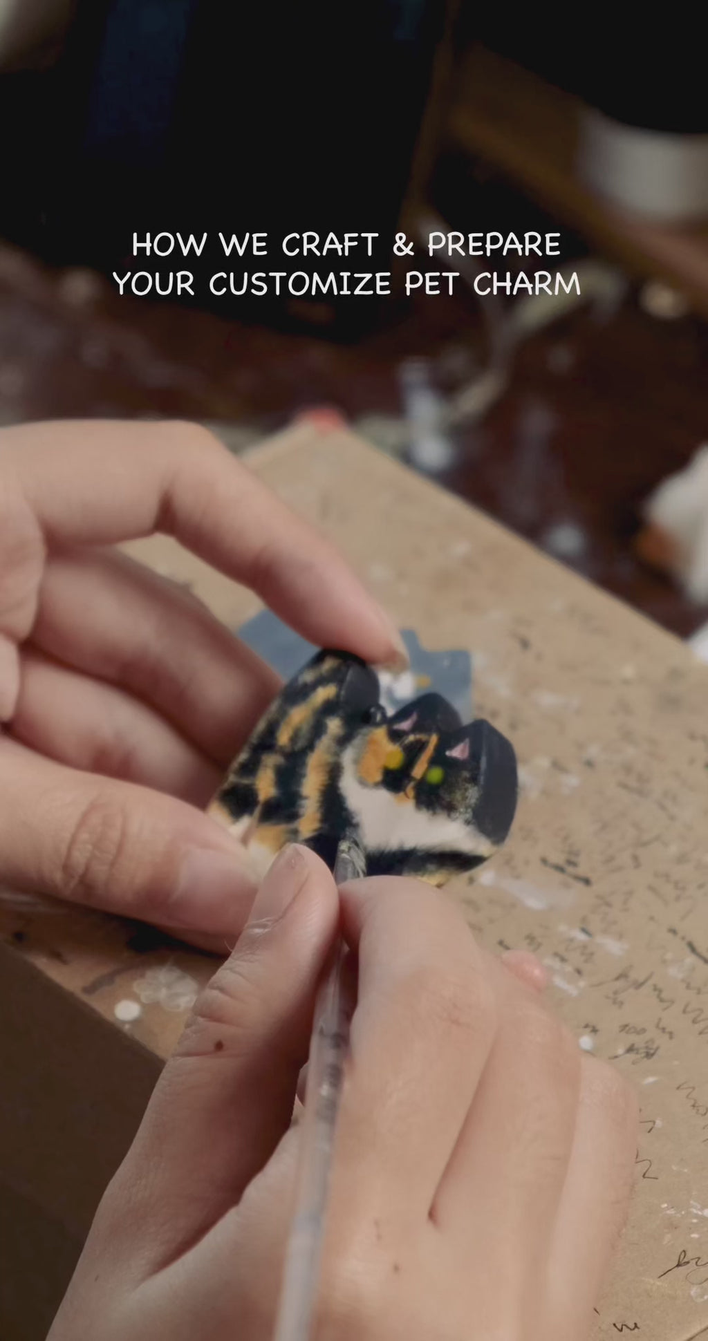 Custom Pet Charm – Handmade Wooden Charm Gift